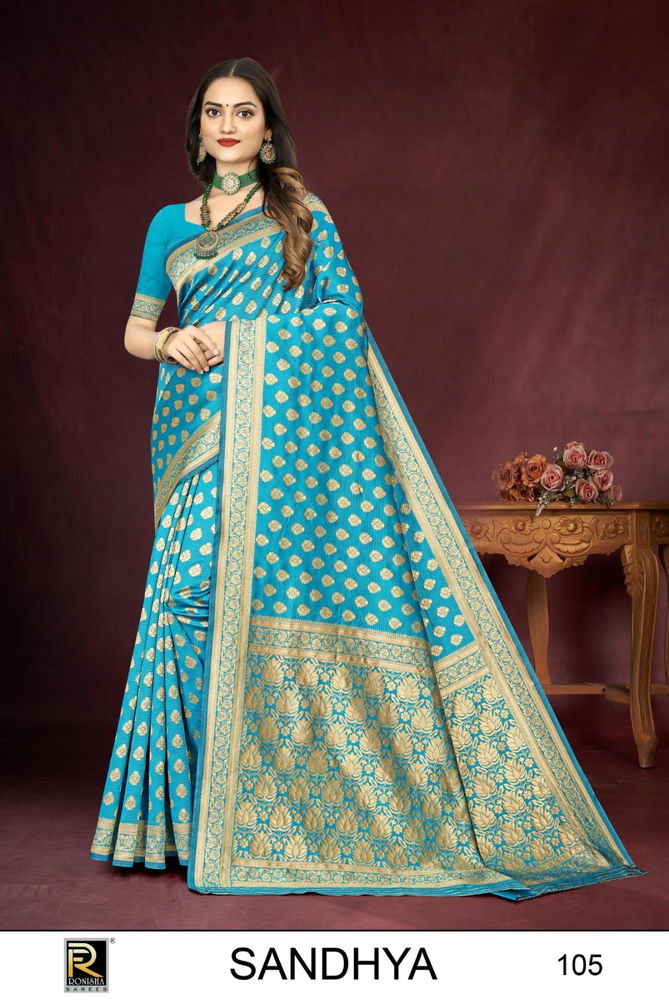 Sandhya By Ronisha Designer Banarasi Silk Sarees Wholesale Clothing Suppliers In India
